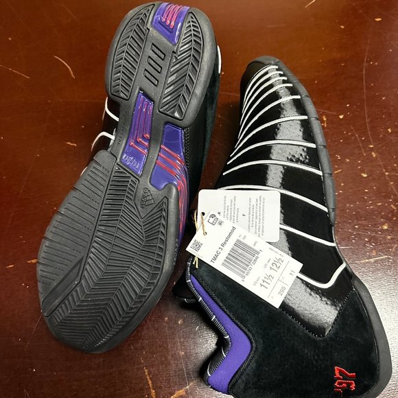 Adidas Mens Black TMAC 3 Restomod Athletic Basketball Shoes Size US 9 11.5 main image 8